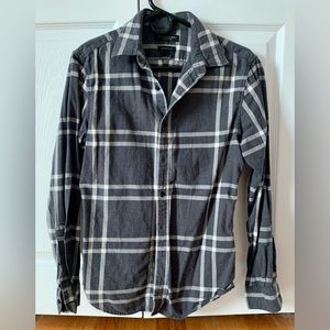 Grey and white BR casual shirt
